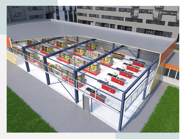 Строительство магазинов в Мончегорск от 606 руб. за м²