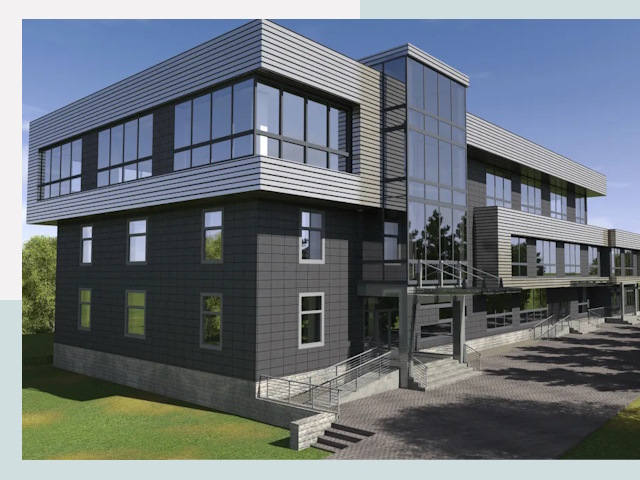 Административные здания в Мончегорске