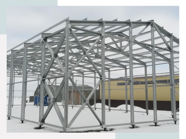 Каркасные ангары в Мончегорске