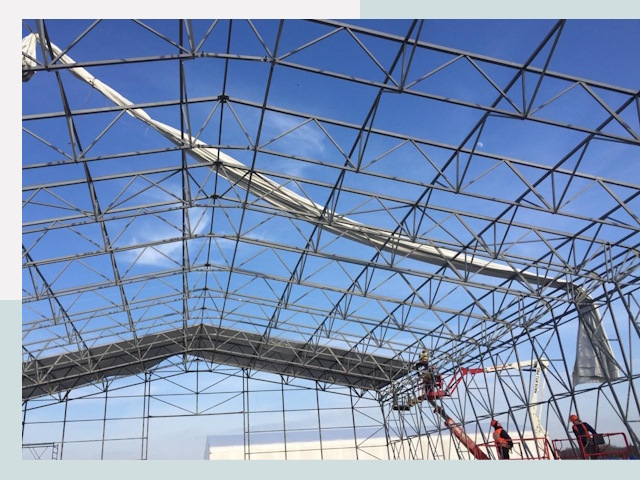 Шатровые ангары от 606 руб. в Мончегорске и Мурманской области