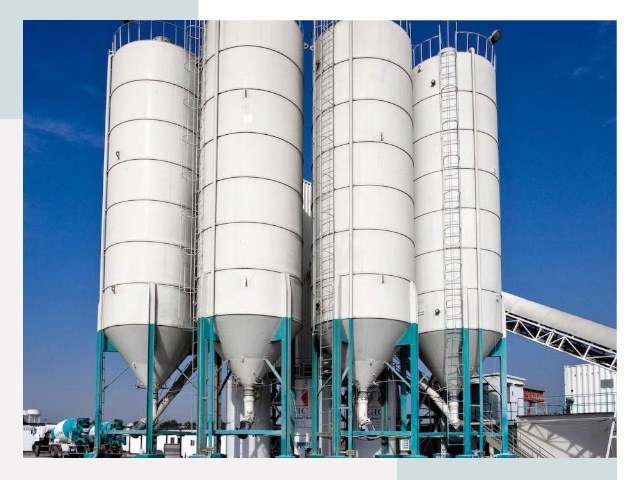 Строительство цементных силосов в Мончегорске