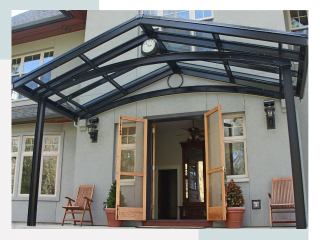 Козырьки металлические в Мончегорске