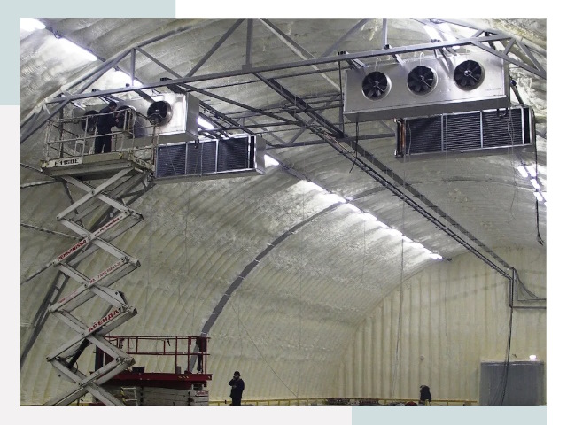 Оснащение ангаров в Мончегорске