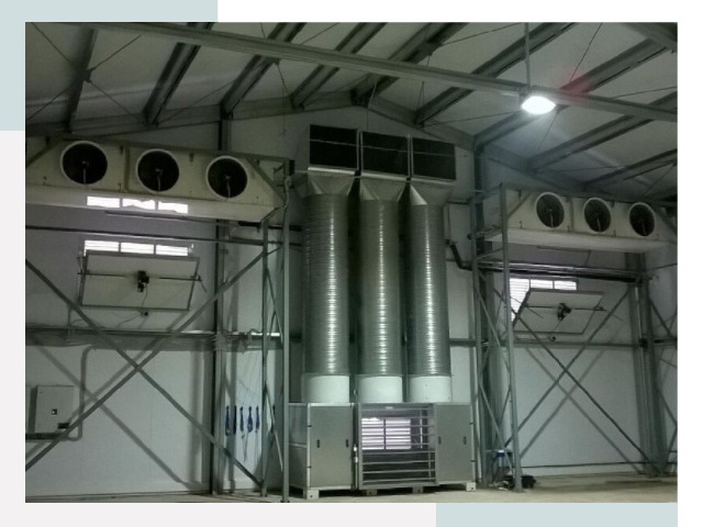 Инженерные системы для ангаров в Мончегорске