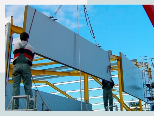 Монтаж сэндвич-панелей в Мончегорске от 606 руб.